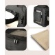 lionto Foldable Dog Transport Box for Travel and Car, 60 x 42 x 44 cm, Sturdy Transport Box, Carry Handles and Blanket for Cats, Dogs up to 12 kg, Robust Fabric Dog Box, Black lionto Foldable Dog Transport Box for Travel and Car, 60 x 42 x 44 cm, Sturdy Transport Box, Carry Handles and Blanket for Cats, Dogs up to 12 kg, Robust Fabric Dog Box, Black