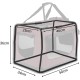 lionto Foldable Dog Transport Box for Travel and Car, 60 x 42 x 44 cm, Sturdy Transport Box, Carry Handles and Blanket for Cats, Dogs up to 12 kg, Robust Fabric Dog Box, Black lionto Foldable Dog Transport Box for Travel and Car, 60 x 42 x 44 cm, Sturdy Transport Box, Carry Handles and Blanket for Cats, Dogs up to 12 kg, Robust Fabric Dog Box, Black