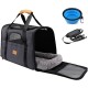 morpilot Foldable Pet Dog and Cat Carrier Bag, Oxford Fabric Transport Bag with Collapsible Bowl morpilot Foldable Pet Dog and Cat Carrier Bag, Oxford Fabric Transport Bag with Collapsible Bowl