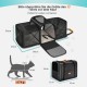 morpilot Foldable Pet Dog and Cat Carrier Bag, Oxford Fabric Transport Bag with Collapsible Bowl morpilot Foldable Pet Dog and Cat Carrier Bag, Oxford Fabric Transport Bag with Collapsible Bowl