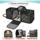 morpilot Foldable Pet Dog and Cat Carrier Bag, Oxford Fabric Transport Bag with Collapsible Bowl morpilot Foldable Pet Dog and Cat Carrier Bag, Oxford Fabric Transport Bag with Collapsible Bowl