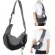 plplaaoo Dog Carrier Bag, Adjustable Dog Holder, Pet Dog Sling Carry Bag, Travel-Safe Sling Bag Carrier, Hands-Free Shoulder Bag for Small Dogs and Cats (L)