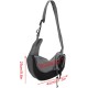 plplaaoo Dog Carrier Bag, Adjustable Dog Holder, Pet Dog Sling Carry Bag, Travel-Safe Sling Bag Carrier, Hands-Free Shoulder Bag for Small Dogs and Cats (L)