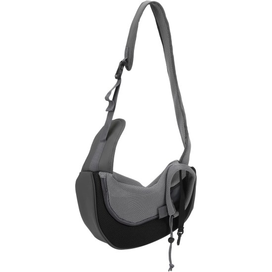 plplaaoo Dog Carrier Bag, Adjustable Dog Holder, Pet Dog Sling Carry Bag, Travel-Safe Sling Bag Carrier, Hands-Free Shoulder Bag for Small Dogs and Cats (L)