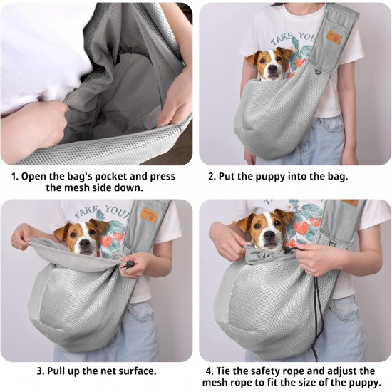 vrbabies Dog Carrier Bag, Dog Bag for Small Dogs and Other Pets, 5 kg, Dog Sling Dog Adjustable Perfect (Black, Buckle Adjustment) vrbabies Dog Carrier Bag, Dog Bag for Small Dogs and Other Pets, 5 kg, Dog Sling Dog Adjustable Perfect (Black, Buckle Adjustment)