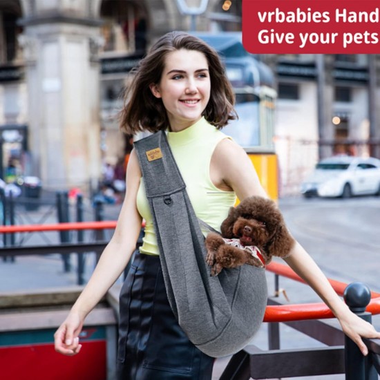 vrbabies Dog Carrier Bag, Dog Bag for Small Dogs and Other Pets, 5 kg, Dog Sling Dog Adjustable Perfect (Black, Buckle Adjustment) vrbabies Dog Carrier Bag, Dog Bag for Small Dogs and Other Pets, 5 kg, Dog Sling Dog Adjustable Perfect (Black, Buckle Adjustment)
