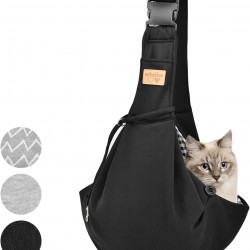 vrbabies Dog Carrier Bag, Dog Bag for Small Dogs and Other Pets, 5 kg, Dog Sling Dog Adjustable Perfect (Black, Buckle Adjustment) vrbabies Dog Carrier Bag, Dog Bag for Small Dogs and Other Pets, 5 kg, Dog Sling Dog Adjustable Perfect (Black, Buckle Adjustment)