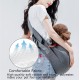 vrbabies Dog Carrier Bag, Dog Bag for Small Dogs and Other Pets, 5 kg, Dog Sling Dog Adjustable, Perfect for Walking, Outdoor Activities, Excursions (Dark Grey Mesh) vrbabies Dog Carrier Bag, Dog Bag for Small Dogs and Other Pets, 5 kg, Dog Sling Dog Adjustable, Perfect for Walking, Outdoor Activities, Excursions (Dark Grey Mesh)