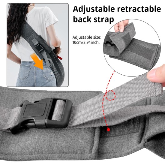 vrbabies Dog Carrier Bag, Dog Bag for Small Dogs and Other Pets, 5 kg, Dog Sling Dog Adjustable, Perfect for Walking, Outdoor Activities, Excursions (Dark Grey Mesh) vrbabies Dog Carrier Bag, Dog Bag for Small Dogs and Other Pets, 5 kg, Dog Sling Dog Adjustable, Perfect for Walking, Outdoor Activities, Excursions (Dark Grey Mesh)