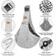 vrbabies Dog Carrier Bag, Dog Bag for Small Dogs and Other Pets, 5 kg, Dog Sling Dog Adjustable, Perfect for Walking, Outdoor Activities, Excursions (Dark Grey Mesh) vrbabies Dog Carrier Bag, Dog Bag for Small Dogs and Other Pets, 5 kg, Dog Sling Dog Adjustable, Perfect for Walking, Outdoor Activities, Excursions (Dark Grey Mesh)