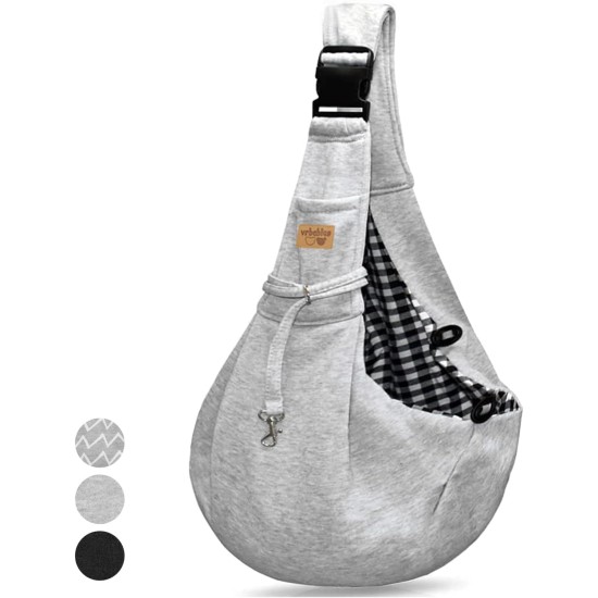 vrbabies Dog Carrier Bag, Dog Bag for Small Dogs and Other Pets, 5 kg, Dog Sling Dog Adjustable, Perfect for Walking, Outdoor Activities, Excursions (Dark Grey Mesh) vrbabies Dog Carrier Bag, Dog Bag for Small Dogs and Other Pets, 5 kg, Dog Sling Dog Adjustable, Perfect for Walking, Outdoor Activities, Excursions (Dark Grey Mesh)