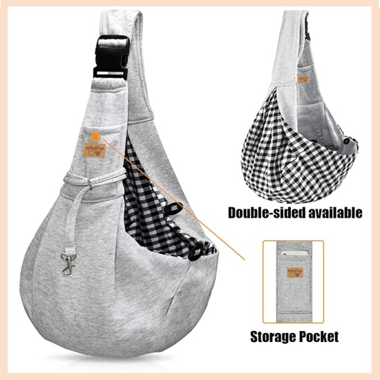 vrbabies Dog Carrier Bag, Dog Bag for Small Dogs and Other Pets, 5 kg, Dog Sling Dog Adjustable, Perfect for Walking, Outdoor Activities, Excursions (Dark Grey Mesh) vrbabies Dog Carrier Bag, Dog Bag for Small Dogs and Other Pets, 5 kg, Dog Sling Dog Adjustable, Perfect for Walking, Outdoor Activities, Excursions (Dark Grey Mesh)