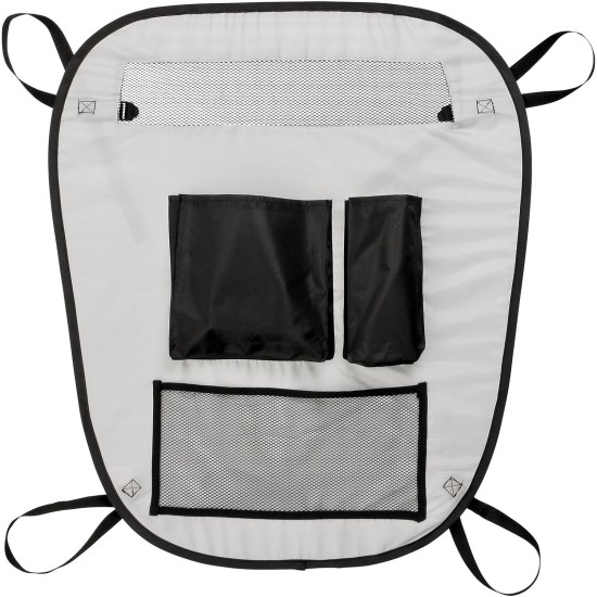 Avilia Car Separation Net for Dogs - Barrier for Dogs with 3 Pockets Polyester 60 x 70 cm Avilia Car Separation Net for Dogs - Barrier for Dogs with 3 Pockets Polyester 60 x 70 cm