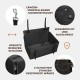 Extra Stable Dog Car Seat – Reinforced Car Seat for Small and Medium Dogs with 4 Attachment Straps – High Quality and Waterproof Dog Car Seat for the Back Seat in the Car (M-Size, Grey) Extra Stable Dog Car Seat – Reinforced Car Seat for Small and Medium Dogs with 4 Attachment Straps – High Quality and Waterproof Dog Car Seat for the Back Seat in the Car (M-Size, Grey)