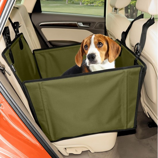 Extra Stable Dog Car Seat – Reinforced Car Seat for Small and Medium Dogs with 4 Attachment Straps – High Quality and Waterproof Dog Car Seat for the Back Seat in the Car (M-Size, Grey) Extra Stable Dog Car Seat – Reinforced Car Seat for Small and Medium Dogs with 4 Attachment Straps – High Quality and Waterproof Dog Car Seat for the Back Seat in the Car (M-Size, Grey)
