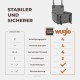 Extra Stable Dog Car Seat – Reinforced Car Seat for Small and Medium Dogs with 4 Attachment Straps – High Quality and Waterproof Dog Car Seat for the Back Seat in the Car (M-Size, Grey) Extra Stable Dog Car Seat – Reinforced Car Seat for Small and Medium Dogs with 4 Attachment Straps – High Quality and Waterproof Dog Car Seat for the Back Seat in the Car (M-Size, Grey)