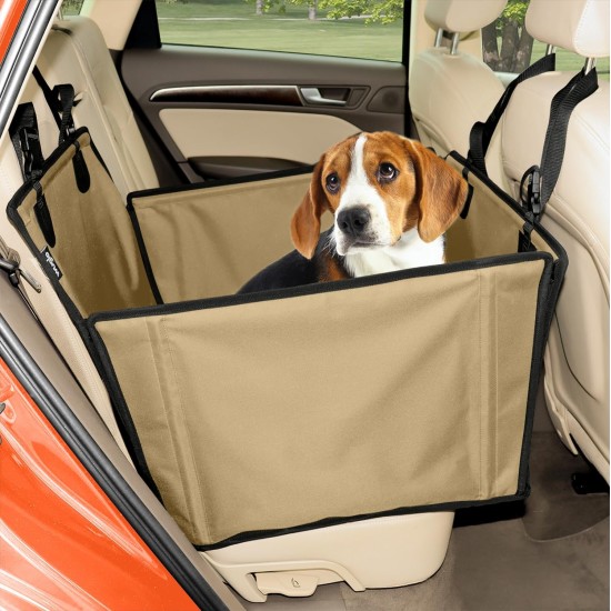 Extra Stable Dog Car Seat – Reinforced Car Seat for Small and Medium Dogs with 4 Attachment Straps – High Quality and Waterproof Dog Car Seat for the Back Seat in the Car (M-Size, Grey) Extra Stable Dog Car Seat – Reinforced Car Seat for Small and Medium Dogs with 4 Attachment Straps – High Quality and Waterproof Dog Car Seat for the Back Seat in the Car (M-Size, Grey)