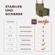 Extra Stable Dog Car Seat – Reinforced Car Seat for Small and Medium Dogs with 4 Attachment Straps – High Quality and Waterproof Dog Car Seat for the Back Seat in the Car (M-Size, Grey) Extra Stable Dog Car Seat – Reinforced Car Seat for Small and Medium Dogs with 4 Attachment Straps – High Quality and Waterproof Dog Car Seat for the Back Seat in the Car (M-Size, Grey)