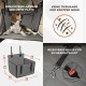 Extra Stable Dog Car Seat – Reinforced Car Seat for Small and Medium Dogs with 4 Attachment Straps – High Quality and Waterproof Dog Car Seat for the Back Seat in the Car (M-Size, Grey) Extra Stable Dog Car Seat – Reinforced Car Seat for Small and Medium Dogs with 4 Attachment Straps – High Quality and Waterproof Dog Car Seat for the Back Seat in the Car (M-Size, Grey)