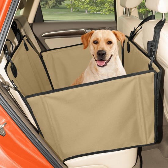 Extra Stable Dog Car Seat – Reinforced Car Seat for Small and Medium Dogs with 4 Attachment Straps – High Quality and Waterproof Dog Car Seat for the Back Seat in the Car (M-Size, Grey) Extra Stable Dog Car Seat – Reinforced Car Seat for Small and Medium Dogs with 4 Attachment Straps – High Quality and Waterproof Dog Car Seat for the Back Seat in the Car (M-Size, Grey)