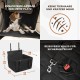 Extra Stable Dog Car Seat – Reinforced Car Seat for Small and Medium Dogs with 4 Attachment Straps – High Quality and Waterproof Dog Car Seat for the Back Seat in the Car (M-Size, Grey) Extra Stable Dog Car Seat – Reinforced Car Seat for Small and Medium Dogs with 4 Attachment Straps – High Quality and Waterproof Dog Car Seat for the Back Seat in the Car (M-Size, Grey)