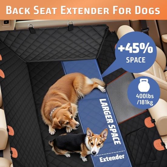 Gimars Dog Blanket Car Rear Seat, 157 x 137 cm, Large Thickened Scratch-Resistant Waterproof Dog Car Seat Back Seat, Universal Dog Blanket Car with Removable Front Cover and Viewing Window for Car Gimars Dog Blanket Car Rear Seat, 157 x 137 cm, Large Thickened Scratch-Resistant Waterproof Dog Car Seat Back Seat, Universal Dog Blanket Car with Removable Front Cover and Viewing Window for Car