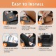 Gimars Dog Blanket Car Rear Seat, 157 x 137 cm, Large Thickened Scratch-Resistant Waterproof Dog Car Seat Back Seat, Universal Dog Blanket Car with Removable Front Cover and Viewing Window for Car Gimars Dog Blanket Car Rear Seat, 157 x 137 cm, Large Thickened Scratch-Resistant Waterproof Dog Car Seat Back Seat, Universal Dog Blanket Car with Removable Front Cover and Viewing Window for Car