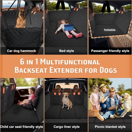 Gimars Dog Blanket Car Rear Seat, 157 x 137 cm, Large Thickened Scratch-Resistant Waterproof Dog Car Seat Back Seat, Universal Dog Blanket Car with Removable Front Cover and Viewing Window for Car Gimars Dog Blanket Car Rear Seat, 157 x 137 cm, Large Thickened Scratch-Resistant Waterproof Dog Car Seat Back Seat, Universal Dog Blanket Car with Removable Front Cover and Viewing Window for Car