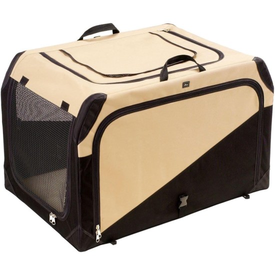 Hunter 44957 Dog Transportation Box Beige / Black Size M Hunter 44957 Dog Transportation Box Beige / Black Size M