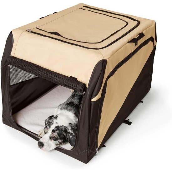 Hunter 44957 Dog Transportation Box Beige / Black Size M Hunter 44957 Dog Transportation Box Beige / Black Size M