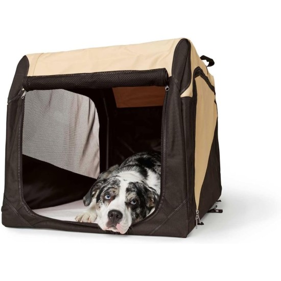 Hunter 44957 Dog Transportation Box Beige / Black Size M Hunter 44957 Dog Transportation Box Beige / Black Size M