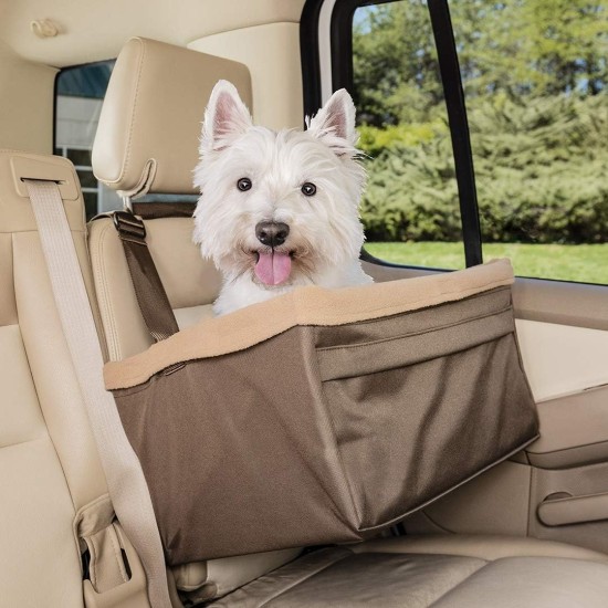 PetSafe Happy Ride Car Seat for Dogs, Dog Seat for Car, Pet Seat with Safety Belt, Various Sizes PetSafe Happy Ride Car Seat for Dogs, Dog Seat for Car, Pet Seat with Safety Belt, Various Sizes