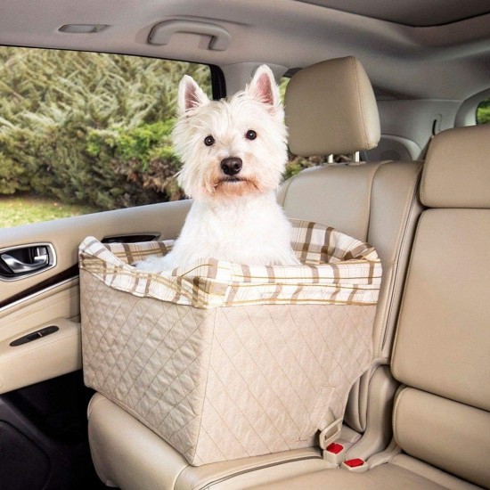 PetSafe Happy Ride Car Seat for Dogs, Dog Seat for Car, Pet Seat with Safety Belt, Various Sizes PetSafe Happy Ride Car Seat for Dogs, Dog Seat for Car, Pet Seat with Safety Belt, Various Sizes