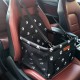 SWIHELP Dog Car Seat Cover with Seat Belt Breathable Foldable Soft Washable for Puppy Small Dogs and Cats [Paw Pattern]
