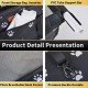 SWIHELP Dog Car Seat Cover with Seat Belt Breathable Foldable Soft Washable for Puppy Small Dogs and Cats [Paw Pattern]