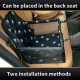 SWIHELP Dog Car Seat Cover with Seat Belt Breathable Foldable Soft Washable for Puppy Small Dogs and Cats [Paw Pattern]