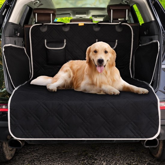 Toozey SUV Cargo Liner for Dogs, XL, Waterproof Dog Boot Seat Cover for Rear Boot Pet Cargo Cover Liner for SUV/Van/Truck, Black Toozey SUV Cargo Liner for Dogs, XL, Waterproof Dog Boot Seat Cover for Rear Boot Pet Cargo Cover Liner for SUV/Van/Truck, Black