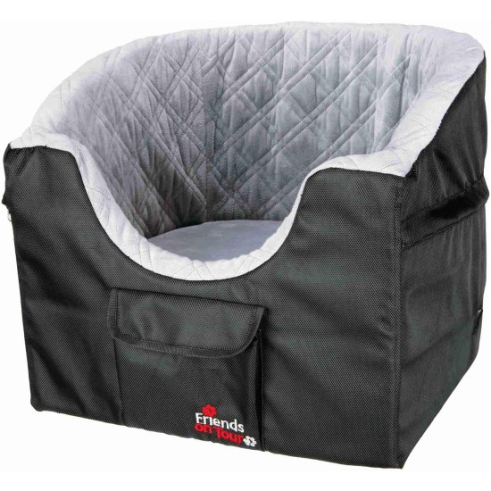 Trixie 13176 car seat, 45 × 39 × 42 cm, black / gray Trixie 13176 car seat, 45 × 39 × 42 cm, black / gray