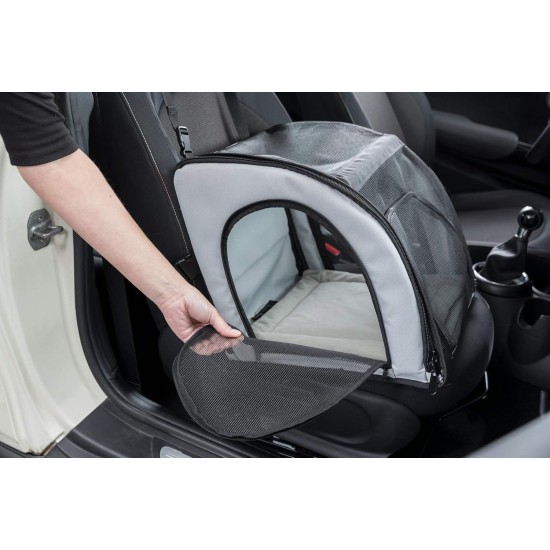 Trixie Car Seat, 44 × 37 × 40 cm, Grey/Black Trixie Car Seat, 44 × 37 × 40 cm, Grey/Black