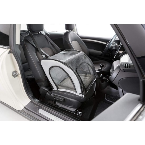 Trixie Car Seat, 44 × 37 × 40 cm, Grey/Black Trixie Car Seat, 44 × 37 × 40 cm, Grey/Black