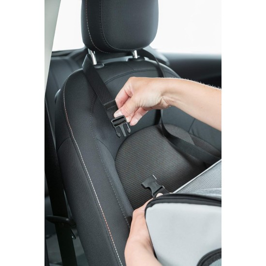 Trixie Car Seat, 44 × 37 × 40 cm, Grey/Black Trixie Car Seat, 44 × 37 × 40 cm, Grey/Black