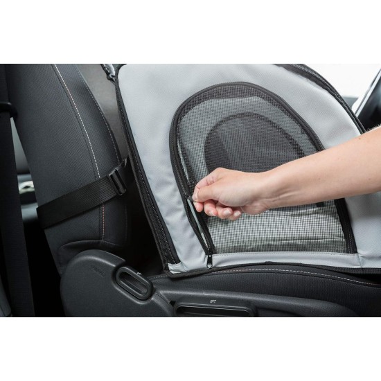 Trixie Car Seat, 44 × 37 × 40 cm, Grey/Black Trixie Car Seat, 44 × 37 × 40 cm, Grey/Black