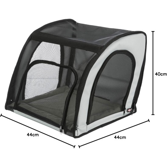Trixie Car Seat, 44 × 37 × 40 cm, Grey/Black Trixie Car Seat, 44 × 37 × 40 cm, Grey/Black