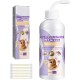 118 ml Ear Cleaner Dog + 10 Pieces Cotton Buds Double-Sided 7.1 cm, Ear Drops Dog, Ear Cleaner Dogs, Pet Ear Cleaner, Pet Ear Cleaning, Ear Care for Dog Cat Ear Hygiene