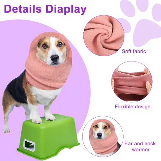 3 Pieces Ear Protection for Dogs Blood Ear S/M/L Size Tube Scarf for Dogs Cats Soundproof Ear Cover Dog Snoods for Dogs Neck and Ear Warmers Dog Ear Protection from Noise (3 Colours) 3 Pieces Ear Protection for Dogs Blood Ear S/M/L Size Tube Scarf for Dogs Cats Soundproof Ear Cover Dog Snoods for Dogs Neck and Ear Warmers Dog Ear Protection from Noise (3 Colours)