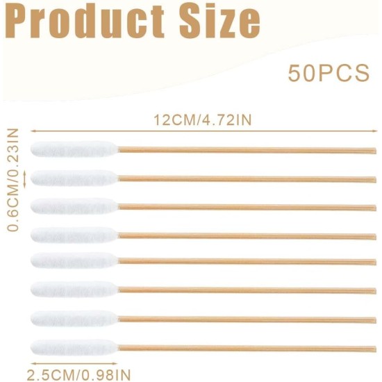 50 cotton buds, from dog ears, ear cleaner, long sticks, sticks for newborns, White 50 cotton buds, from dog ears, ear cleaner, long sticks, sticks for newborns, White
