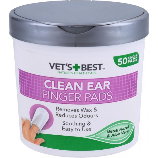 AB Tools 50 Pcs Dog Pet Finger Pads Remove Wax Hygiene AB Tools 50 Pcs Dog Pet Finger Pads Remove Wax Hygiene