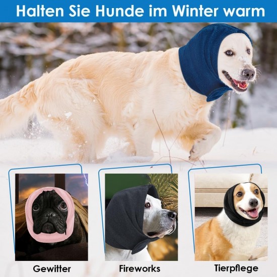 AOFITEE Ear Protection for Dogs, Noise Protection, Small Dogs, Earmuffs, Pet Snood Ear Protection, Dog Hearing Protection, New Year's Eve Dog Cover, Hearing Protection, Dog Thunderstorm AOFITEE Ear Protection for Dogs, Noise Protection, Small Dogs, Earmuffs, Pet Snood Ear Protection, Dog Hearing Protection, New Year's Eve Dog Cover, Hearing Protection, Dog Thunderstorm