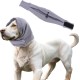 Adjustable Calming Headband for Dogs with Magic Bands, Calming Hood for Dogs Against Anxiety, Keeps them Warm, Ear Protection Purple Light M