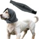 Adjustable Calming Headband for Dogs with Magic Bands, Calming Hood for Dogs Against Anxiety, Keeps them Warm, Ear Protection Purple Light M